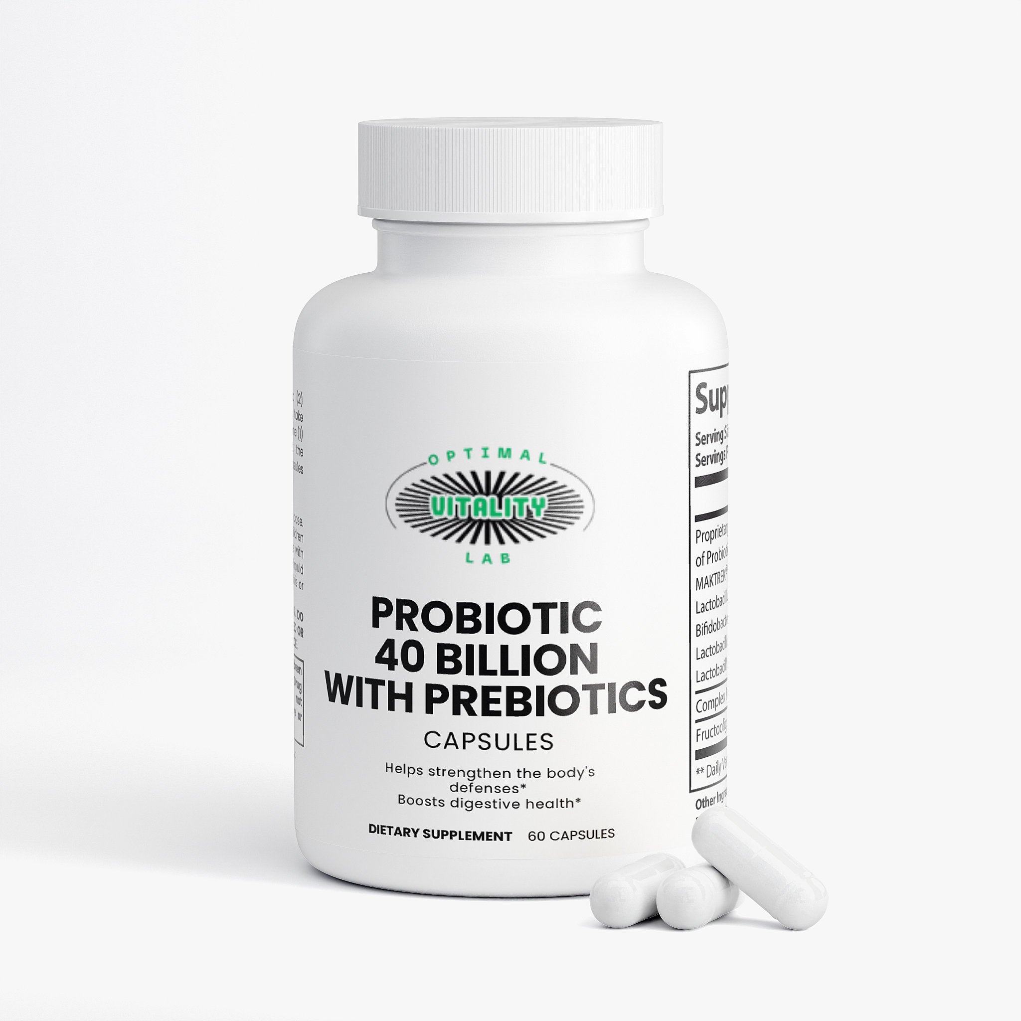 Probiotic 40 Billion with Prebiotics